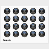 Hoek 10 Producties Ronde Sticker (Vel)