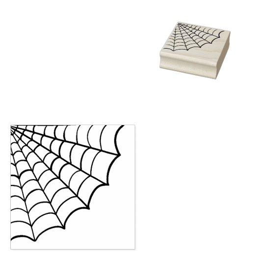 Hoek cobweb 2 illustratie kunststempel rubberstempel (Gestempeld)