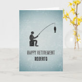 Hoek- en visthema Mannelijke feestdagen of feestda Kaart (Gele Bloem)