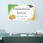 Hoek Glans Accent Afstudeerbanner Spandoek (Beurs)