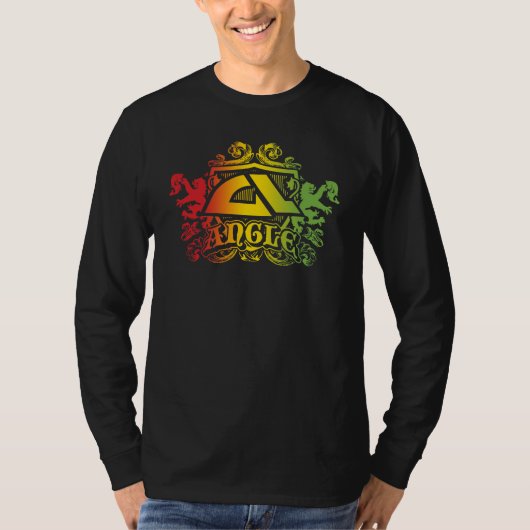Hoek "Herald Rasta" T-shirt met lange hoes (Voorkant)
