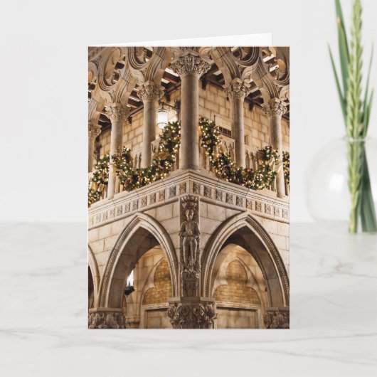 hoek Italië Feestdagen Kaart (Voorkant)