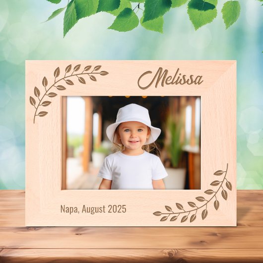 Hoek Krans Branch 7x5 Gegraveerde Lijstjes