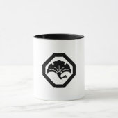 Hoek met Ginkgo Kraanvogel Mok (Midden)