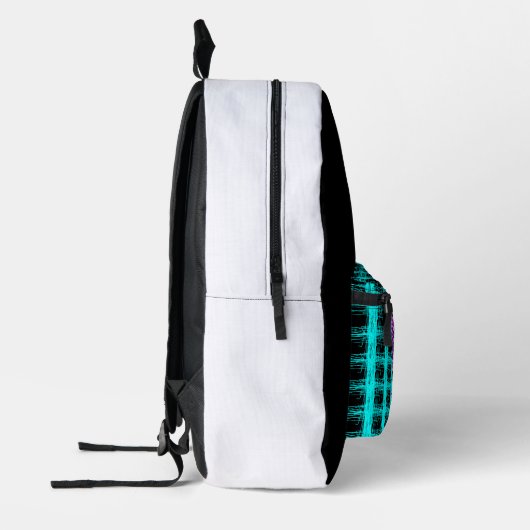 Hoek Moo Deng Hippo op Print Cut Naaizak Bedrukte Rugzak (Links)