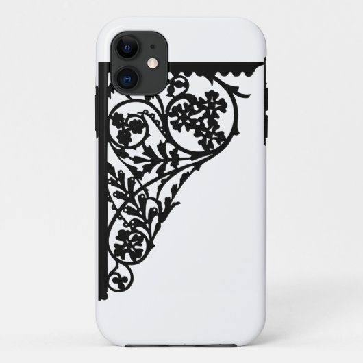 hoek ontwerp flourish Case-Mate iPhone case (Achterkant)