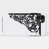 hoek ontwerp flourish Case-Mate iPhone case (Achterkant (horizontaal))