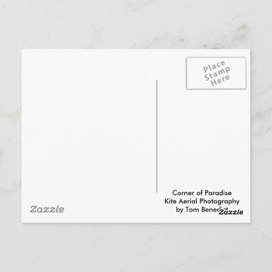 Hoek Paradise Briefkaart (Achterkant)