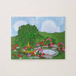 Hoek Tuin Kunstpuzzel Legpuzzel
