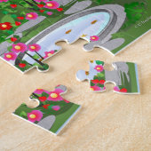 Hoek Tuin Kunstpuzzel Legpuzzel (Zijkant)