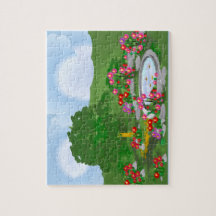Hoek Tuin Kunstpuzzel