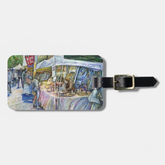 Hoek van Bagagelabel voor vliegende varkens en wij (Voorkant horizontaal)