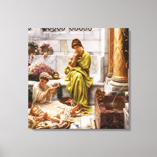 hoek van de markt canvas afdruk (Voorkant)
