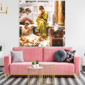 hoek van de markt canvas afdruk (Insitu (Woonkamer))
