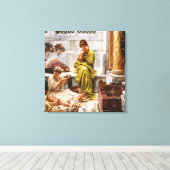 hoek van de markt canvas afdruk (Insitu (Houten vloer))