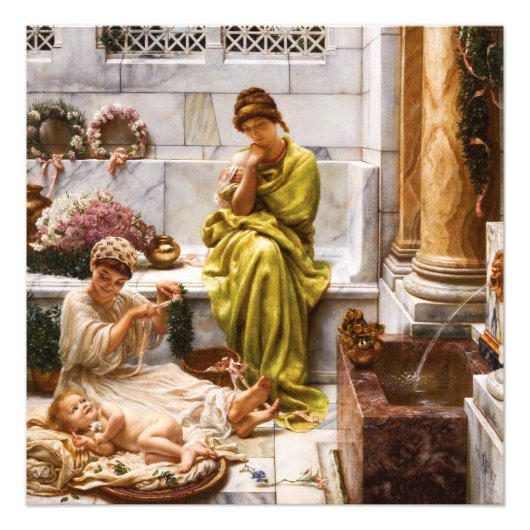 hoek van de markt foto afdruk (Voorkant)