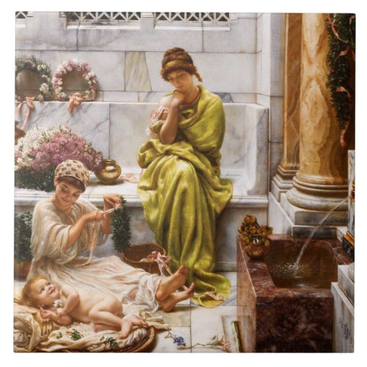 hoek van de markt tegeltje (Voorkant)