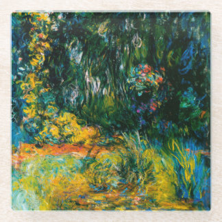 Hoek van de Nympheas Basin - Claude Monet Glazen Onderzetter