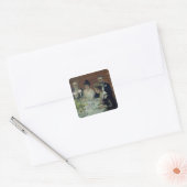 Hoek van de tabel, 1904 vierkante sticker (Envelop)