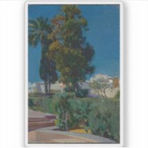 Hoek van de tuin, Alcazar, Sevilla