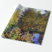 Hoek van de tuin in Montgeron Cadeaupapier (Uitgerold)