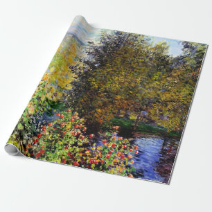 Hoek van de tuin in Montgeron Cadeaupapier