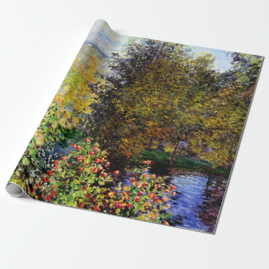 Hoek van de tuin in Montgeron Cadeaupapier (Uitgerold)