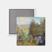 Hoek van de tuin in Montgeron - Claude Monet - Magneet (Voorkant / Achterkant)