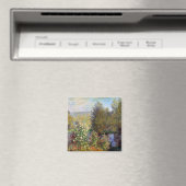 Hoek van de tuin in Montgeron - Claude Monet - Magneet (Insitu (Vaatwasser))