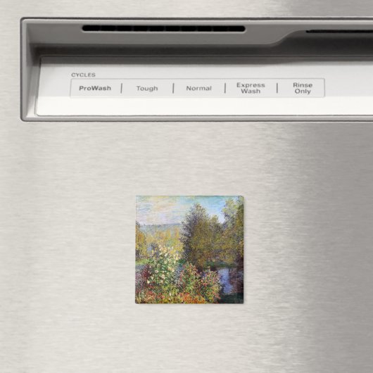 Hoek van de tuin in Montgeron - Claude Monet - Magneet (Insitu (Vaatwasser))