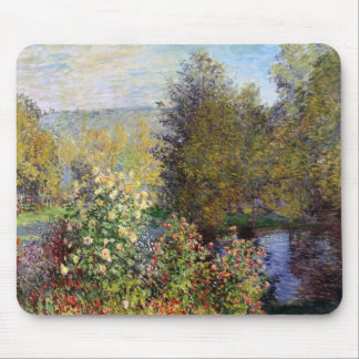 Hoek van de tuin in Montgeron - Claude Monet - Muismat