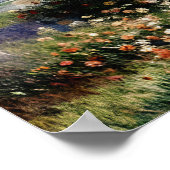 Hoek van de tuin in Montgeron Poster (Hoek)