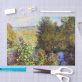 Hoek van de tuin in Montgeron Tissuepapier (Craft)