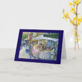 Hoek van Flying Pig Boerderij en wijn een beetje G Kaart (Gele Bloem)