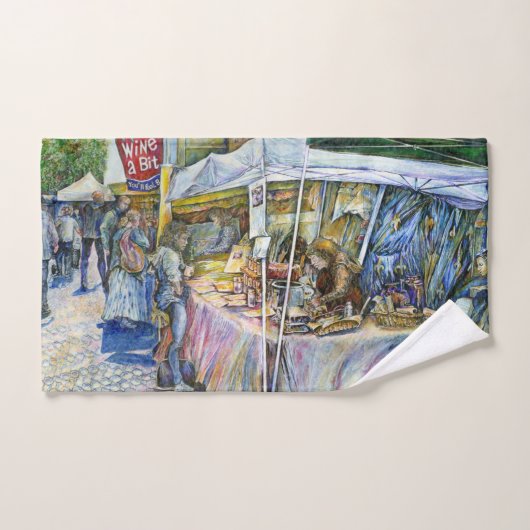 Hoek van het Boerderij van de Vliegende Varken en  Bad Handdoek (Handdoek)