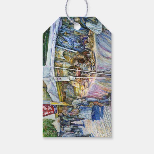 Hoek van het Boerderij van de Vliegende Varken en  Cadeaulabel (Voorkant)