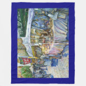 Hoek van het Boerderij van de Vliegende Varken en  Fleece Deken (Voorkant)