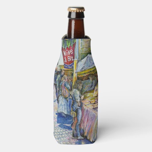 Hoek van het Boerderij van de Vliegende Varken en  Flesjeskoeler (Fles Voorkant)