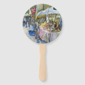 Hoek van het Boerderij van de Vliegende Varken en Handwaaier (Achterkant)