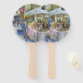 Hoek van het Boerderij van de Vliegende Varken en Handwaaier (Voorkant en achterkant)