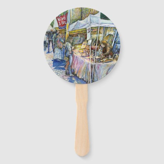 Hoek van het Boerderij van de Vliegende Varken en Handwaaier (Voorkant)