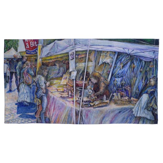 Hoek van het Boerderij van de Vliegende Varken en Kussensloop (Voorkant-Links)