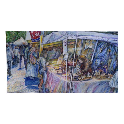 Hoek van het Boerderij van de Vliegende Varken en Kussensloop (Achterkant-Rechts)