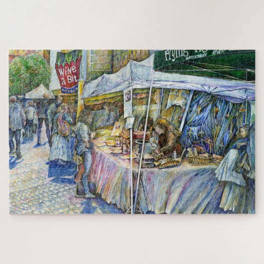 Hoek van het Boerderij van de Vliegende Varken en Legpuzzel (Horizontaal)