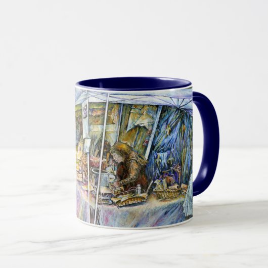 Hoek van het Boerderij van de Vliegende Varken en  Mok (Voorkant rechts)