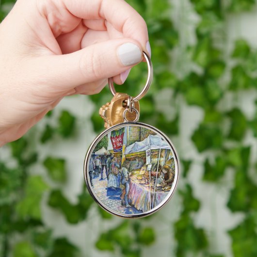 Hoek van het Boerderij van de Vliegende Varken en  Sleutelhanger (Hand)