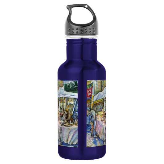 Hoek van het Boerderij van de Vliegende Varken en  Waterfles (Achterkant)