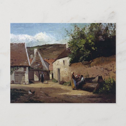 Hoek van het dorp door Camille Pissarro Briefkaart (Voorkant)