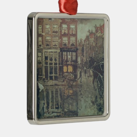 Hoek van Leidsche Square, Amsterdam Metalen Ornament (Rechts)