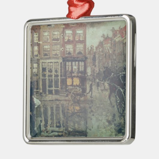 Hoek van Leidsche Square, Amsterdam Metalen Ornament (Links)